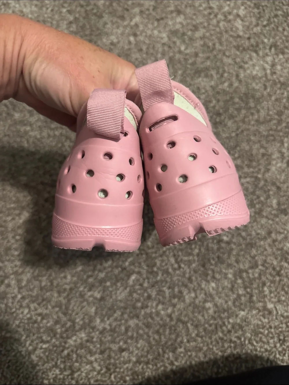 Hunter Pink Kids Slip-On Perforated Water Shoes